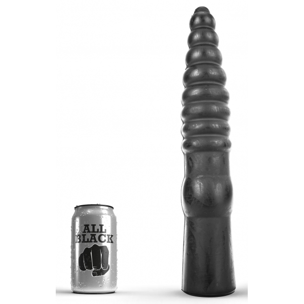 Dildo AB20 Escurridor Todo Negro 26 x 7cm