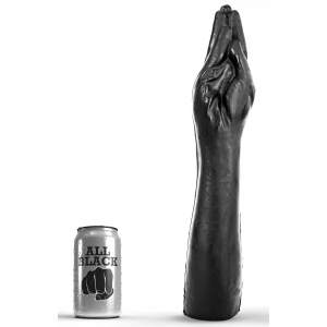 All Black Dildo arm AB21 arm geheel zwart 32 x 7,5cm