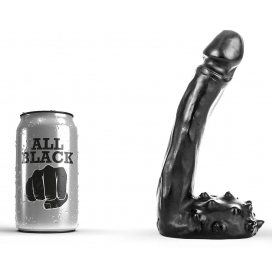 Dildo AB26 Dink Helemaal Zwart 19 x 3,5cm