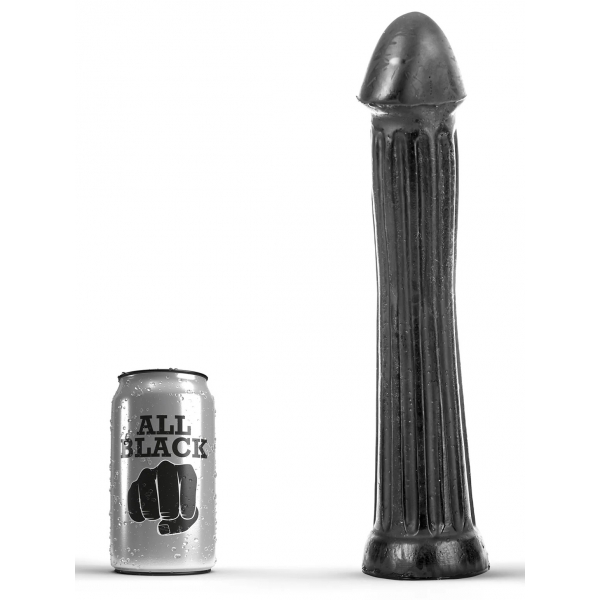 Dildo AB30 Donger Helemaal Zwart 29 x 6cm