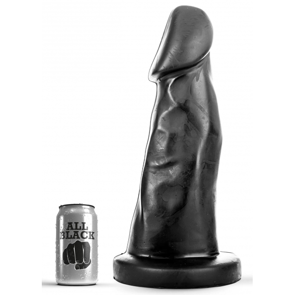 Dildo AB38 Wolf Helemaal Zwart 24 x 8,5cm