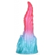 Alien Beast Cyan Rainbow 8.2" Dildo - D