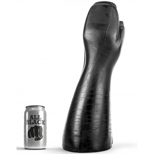 All Black Dildo AB59 Applaus Helemaal Zwart 38 x 15cm