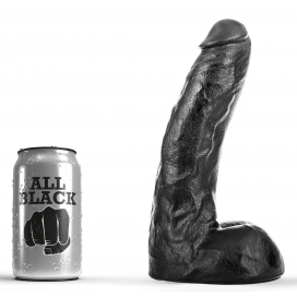 All Black Consolador negro 22 x 5 cm