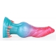 Alien Beast Cyan Rainbow 7.3" Dildo - G