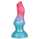 Alien Beast Cyan Rainbow 7.9" Dildo - K