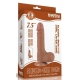 Schuifhuid Dildo 13 x 3.7cm Bruin