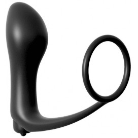 Anal Fantasy Cockring Plug ASS GASM VIBRANT 8.9 x 3.5 cm Noir