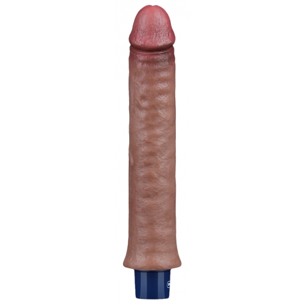 Vibrating dildo Softee Wizz 21 x 4cm Brown