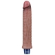 Vibrating dildo Softee Wizz 21 x 4cm Brown