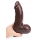 Dildo DP84BR GRENADIER L 18 x 8 cm Bruin