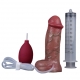 Slankere Ejaculerende Dildo 12,5 x 4,5cm Bruin