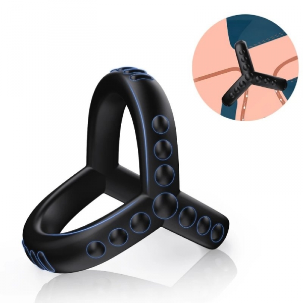 Silicone Penis Ring BLACK