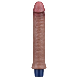 LoveToy Consolador vibrador Softee Bizz 20 x 3,7 cm Marrón