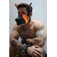 Poundtown Pup Breedwell Maschera nero-arancio