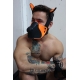 Poundtown Pup Breedwell Maschera nero-arancio