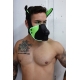 Masque Puppy POUNDTOWN PUP Breedwell Noir-Vert