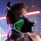 Poundtown Pup Breedwell Maschera nero-verde