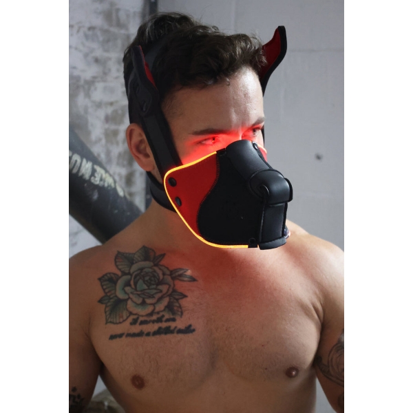 Masque Poundtown Pup Breedwell Noir-Rouge