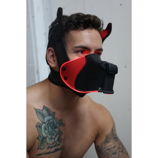 Poundtown Pup Breedwell Maschera nero-rossa