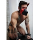 Masque Poundtown Pup Breedwell Noir-Rouge