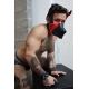 Poundtown Pup Breedwell Maske Schwarz-Rot