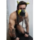 Poundtown Pup Breedwell Maske Schwarz-Gelb