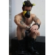 Poundtown Pup Breedwell Maske Schwarz-Gelb