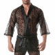 Veste en dentelle LACE KIMONO Noire