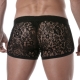 Boxer Dentelle Lace Retro Noir