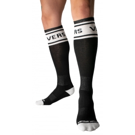 Barcode Berlin Chaussettes hautes IDENTITY VERS Noires