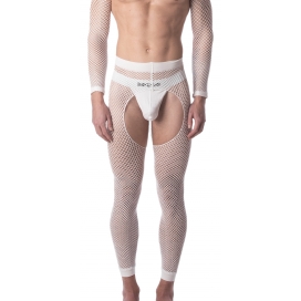 Witte Cacci net legging