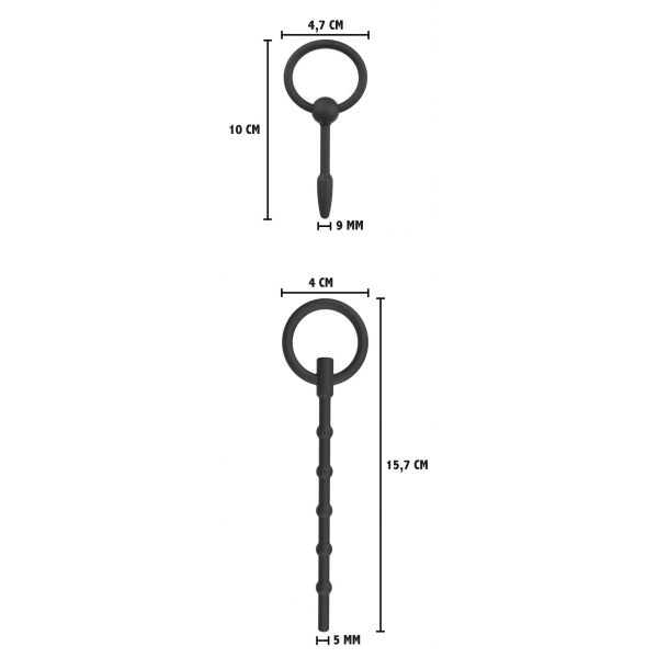 Advanced Set Silicone Urethra Stam en Plug