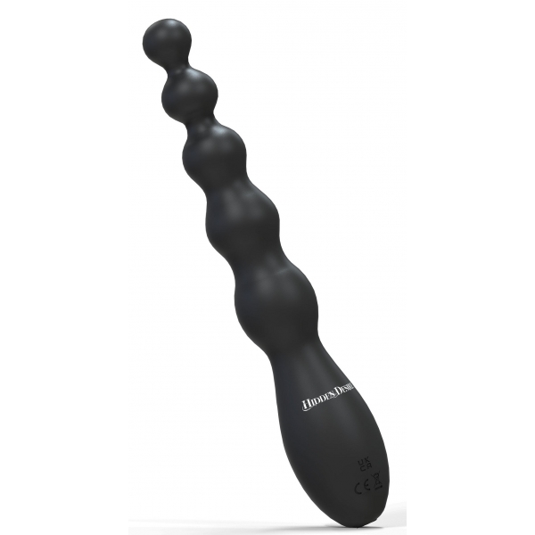 Hidden Desire Extreme Beaded Anal Power Vibrator Black