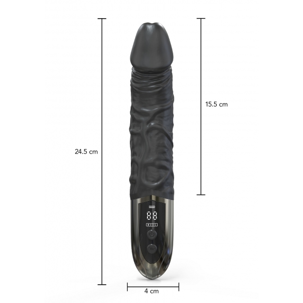 Anaal Power vibrerende dildo 14 x 3,9cm