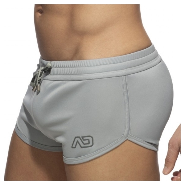 Grey Swoosh Short