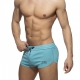 Turquoise Swoosh Short