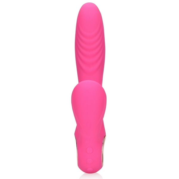 Vibro Rabbit Tongue Flicker 19 cm Rosa