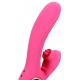 Vibro Konijn Tongflikker 19 cm Roze