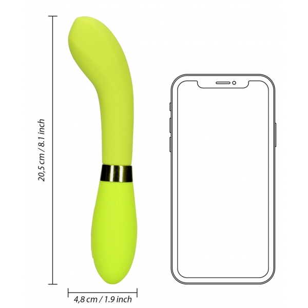 Vibro G-Spot Vibrator 20.5 cm Vert