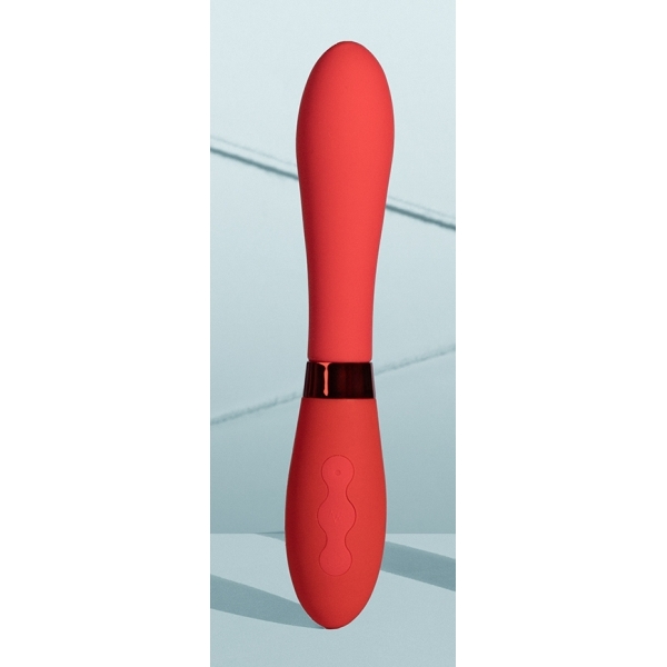 Smooth Line Vibrator 11 x 3.4 cm Red