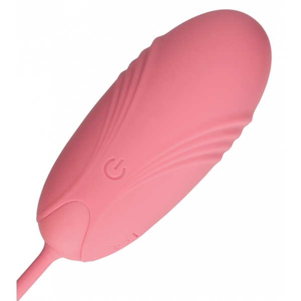 Draadloze eiervibrator 8 x 3,3 cm Roze