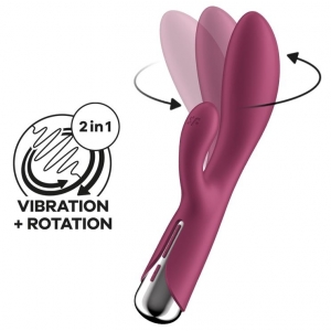 Satisfyer Vibro Rabbit Spinning Rabbit 1 11 x 3.5cm Himbeere