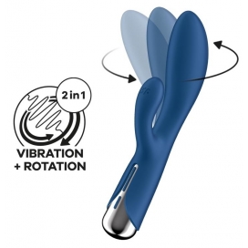 Vibro Rabbit Spinning Rabbit 1 11 x 3.5cm Blau