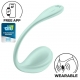 Vibromasseur Connecté Point G SMOOTH PETAL 8.5 x 3.8cm Vert Menthe