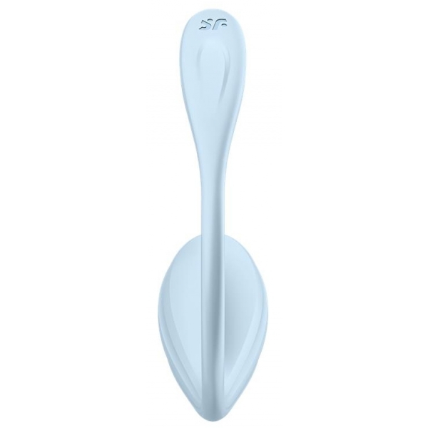 Point G Connected Vibrator Smooth Petal 8.5 x 3.8cm Hellblau