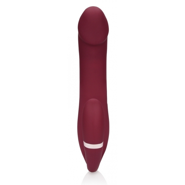 Strapless Loveline Harnessless Vibrator 12 x 3.8cm Purple