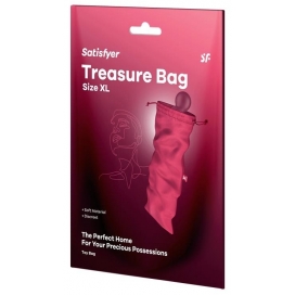 Satisfyer Treasure Bag XL Roze Opbergzakje