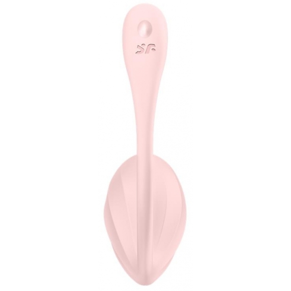 Vibrador Punto G Conectado Pétalo Acanalado 8.5 x 3.8cm Rosa