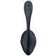 Vibrador Conectado Punto G Pétalo Acanalado 8.5 x 3.8cm Negro